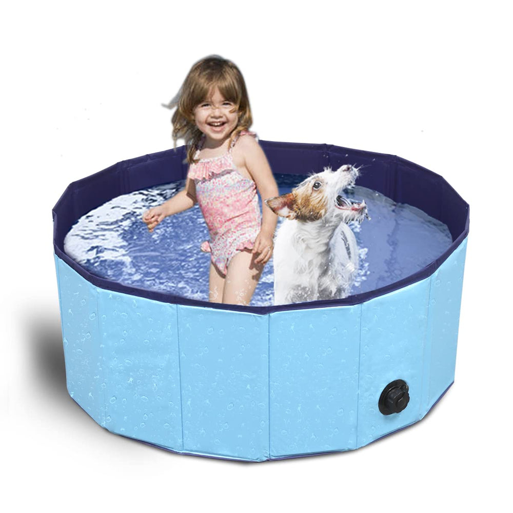 TMbsfatn dog pool foldable full setup for portable pet play