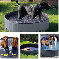 TMbsfatn foldable dog pool drain spiral for quick water release