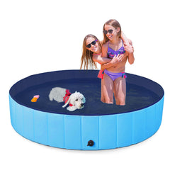 TMbsfatn dog pool foldable large for quick setup and spacious outdoor play.