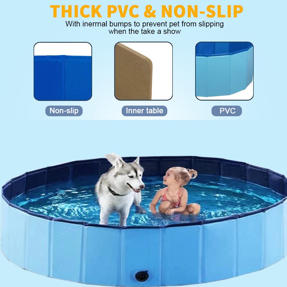 TMbsfatn dog pool during bath time for cooling time