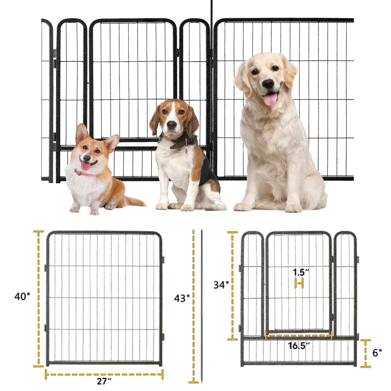 TMEE dog playpen camping and travel setup in car or RV
