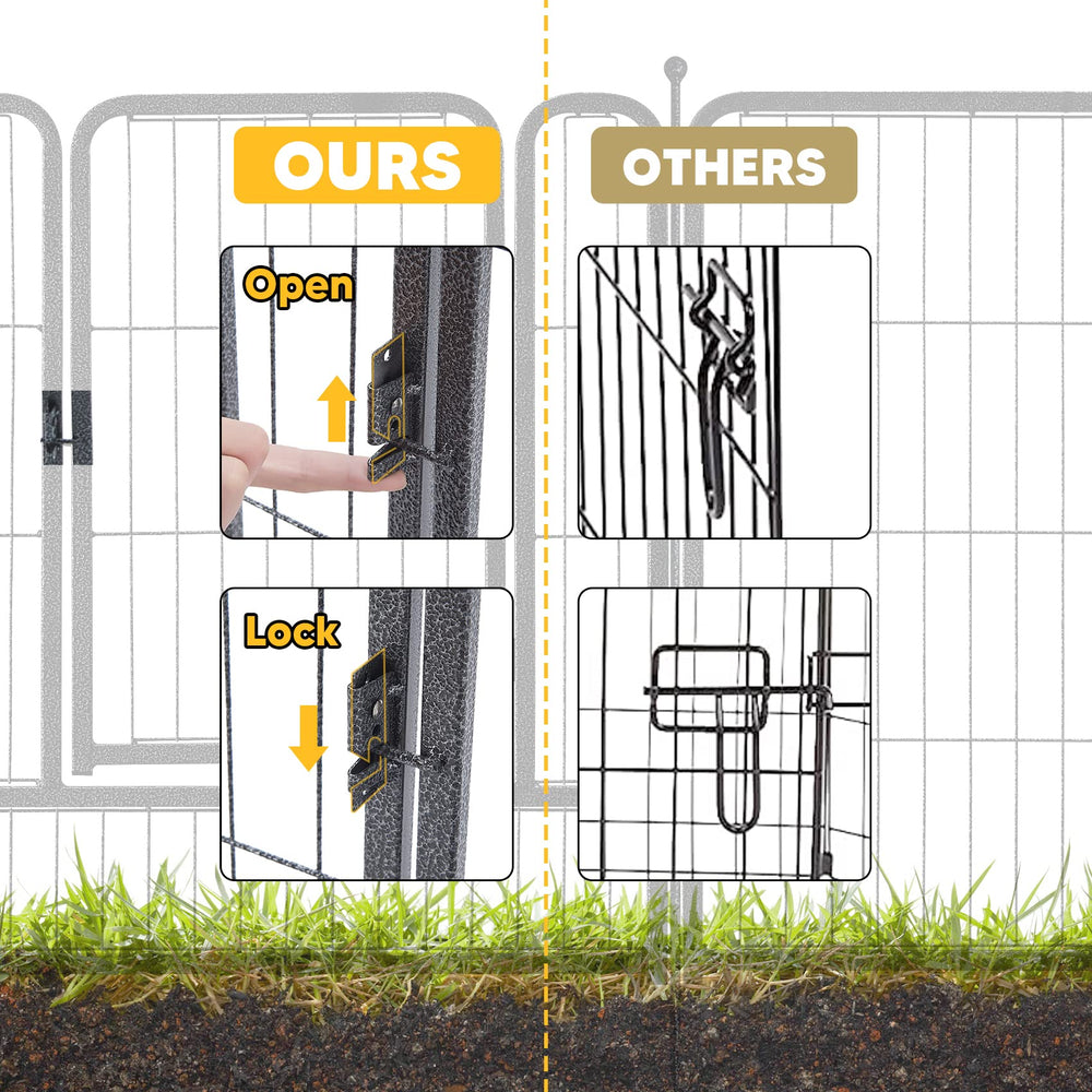 TMEE dog playpen outdoor yard use provides spacious play area