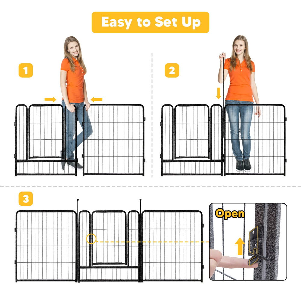 TMEE dog playpen suitable for cats and rabbits too