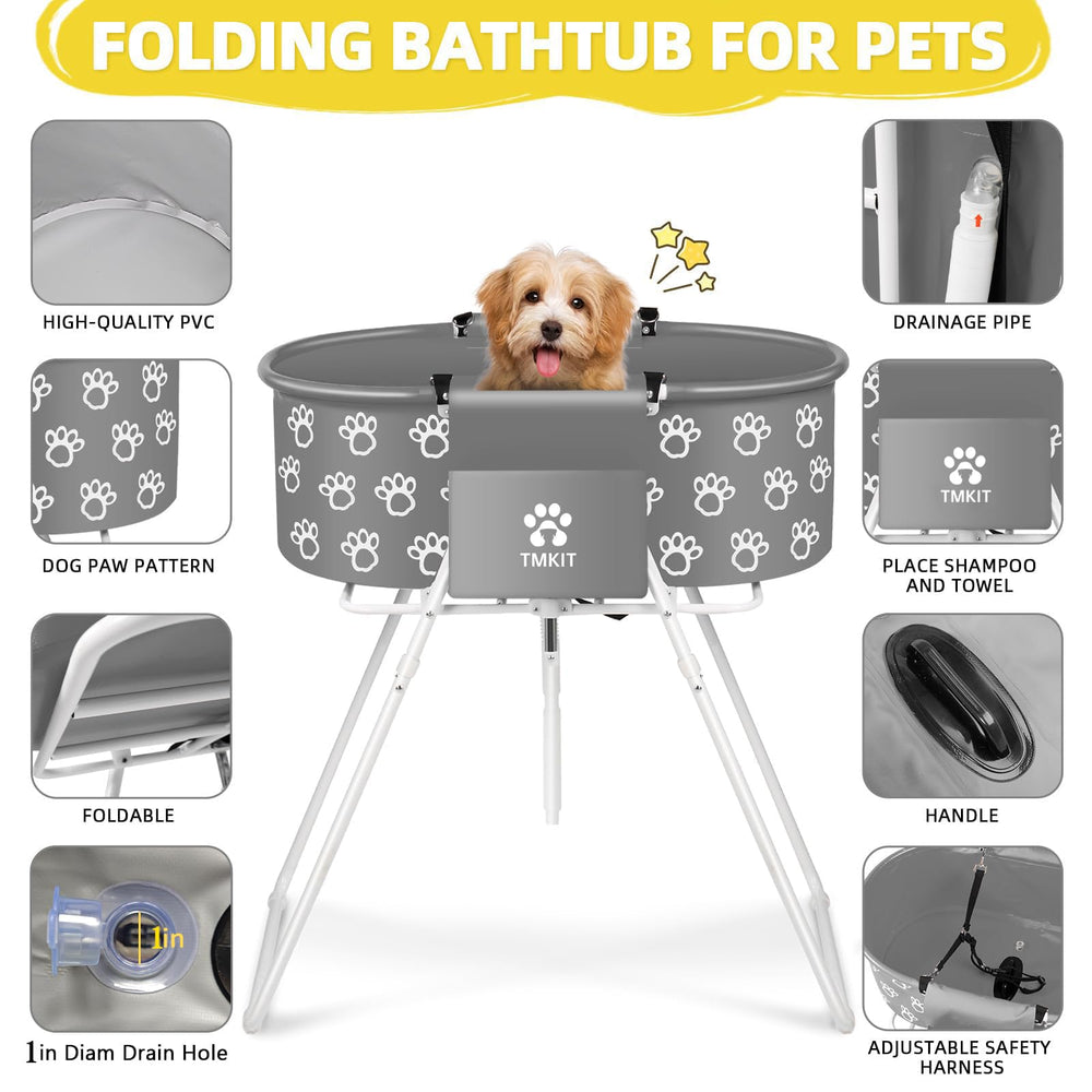 Tmkit safety-lock-button supports safe, stable bathing sessions