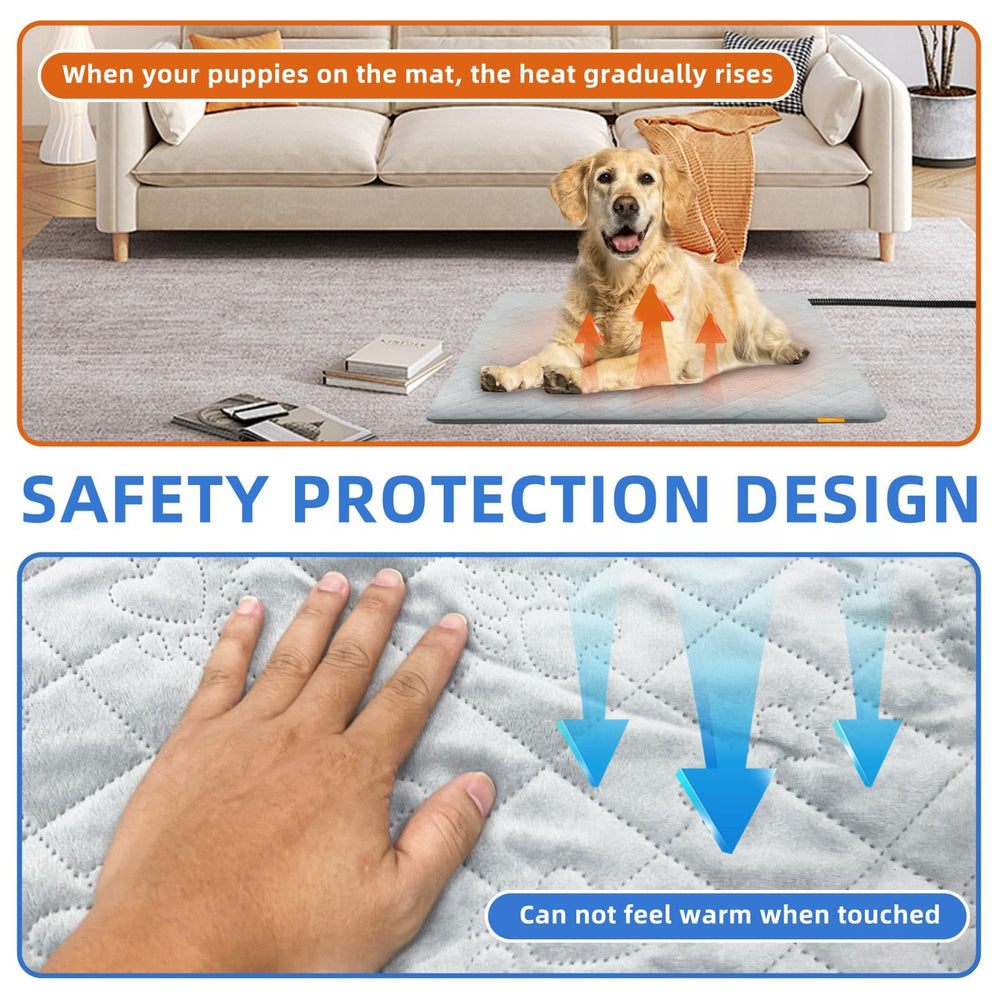Toaspa pet heating pad easy-clean interior with damp cloth for simple maintenance