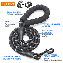 tobeDRI no-pull harness back-rings for relaxed walks with rear leash attachment