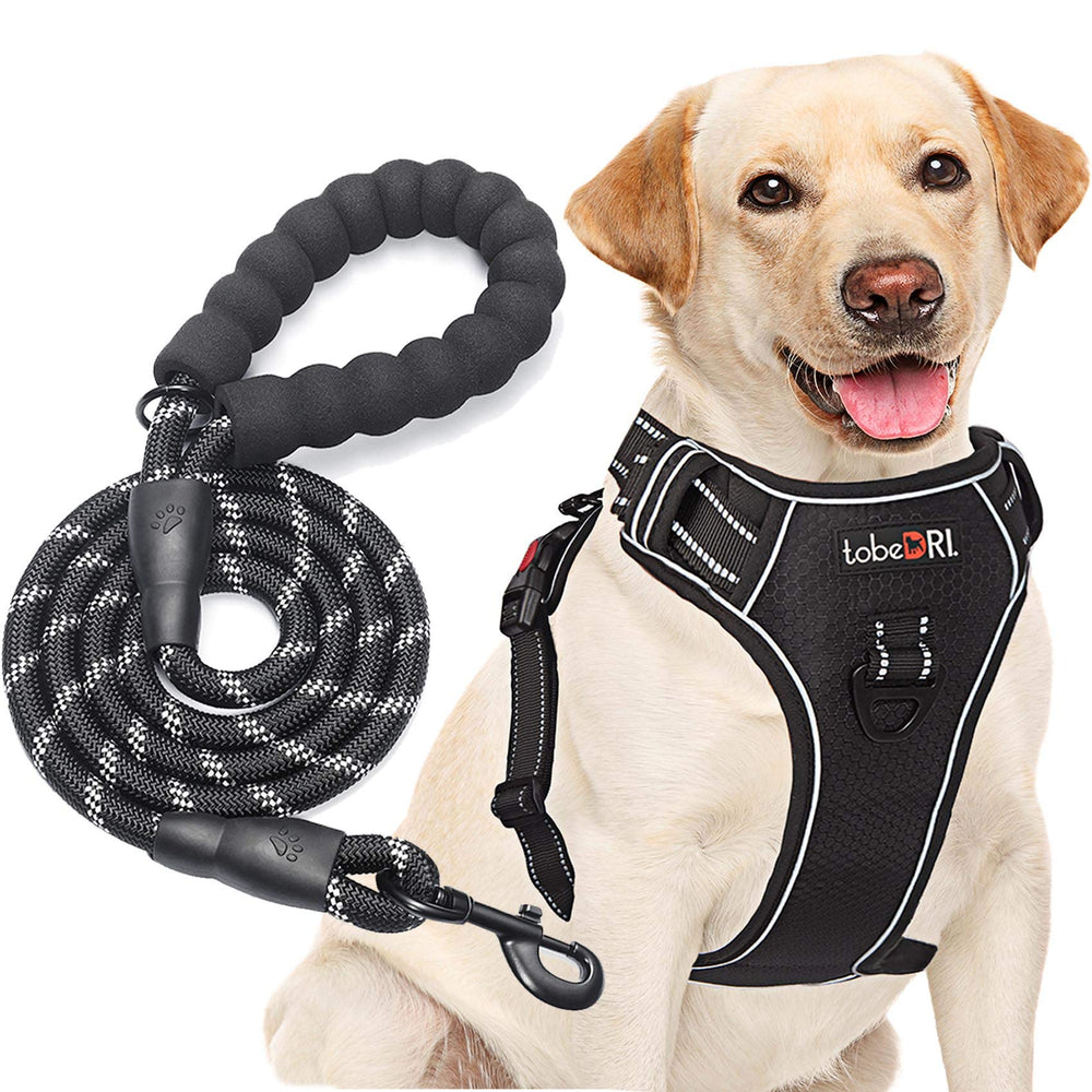 tobeDRI no-pull harness front-rings showcases front clip control for easier walking in daily strolls