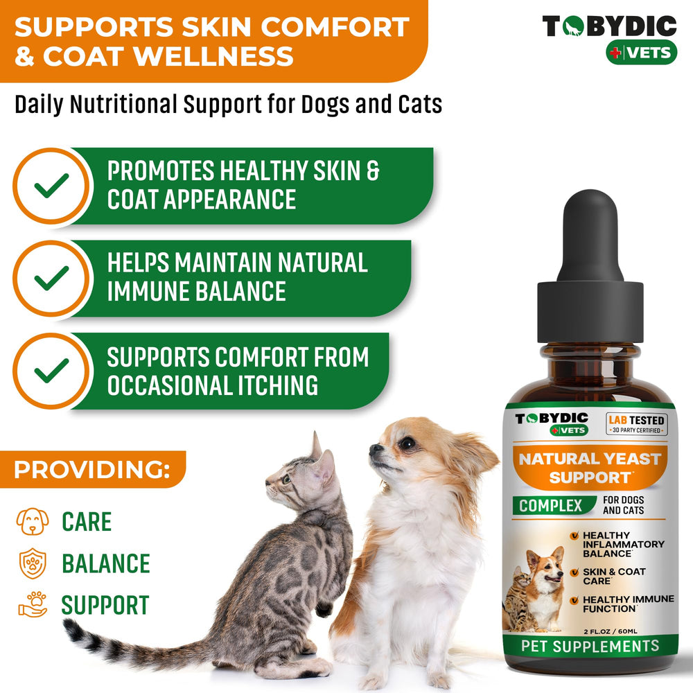 TOBYDIC dog ear drops pour shows easy ear application for comfort