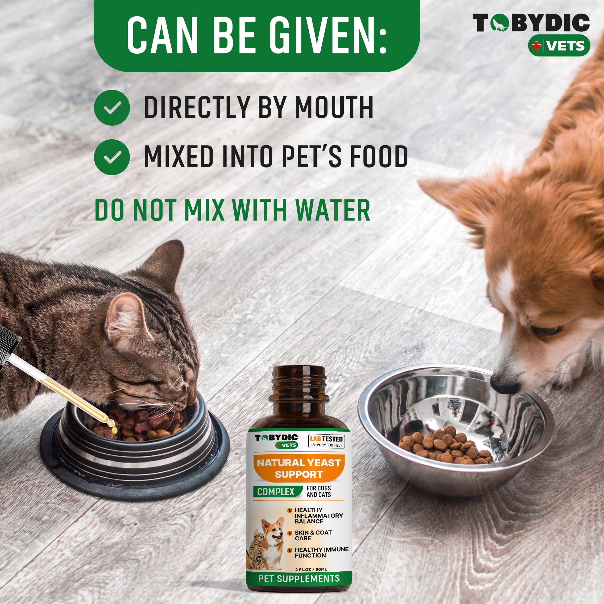 TOBYDIC pet relaxed after use captures calm after soothing support