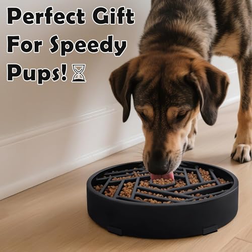 TOBYTO slow feeder bowl maze puzzle engages mind during meals.