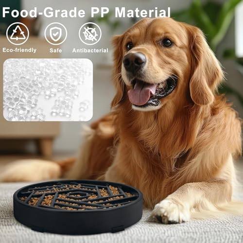 TOBYTO slow feeder bowl non-slip base keeps meals steady.