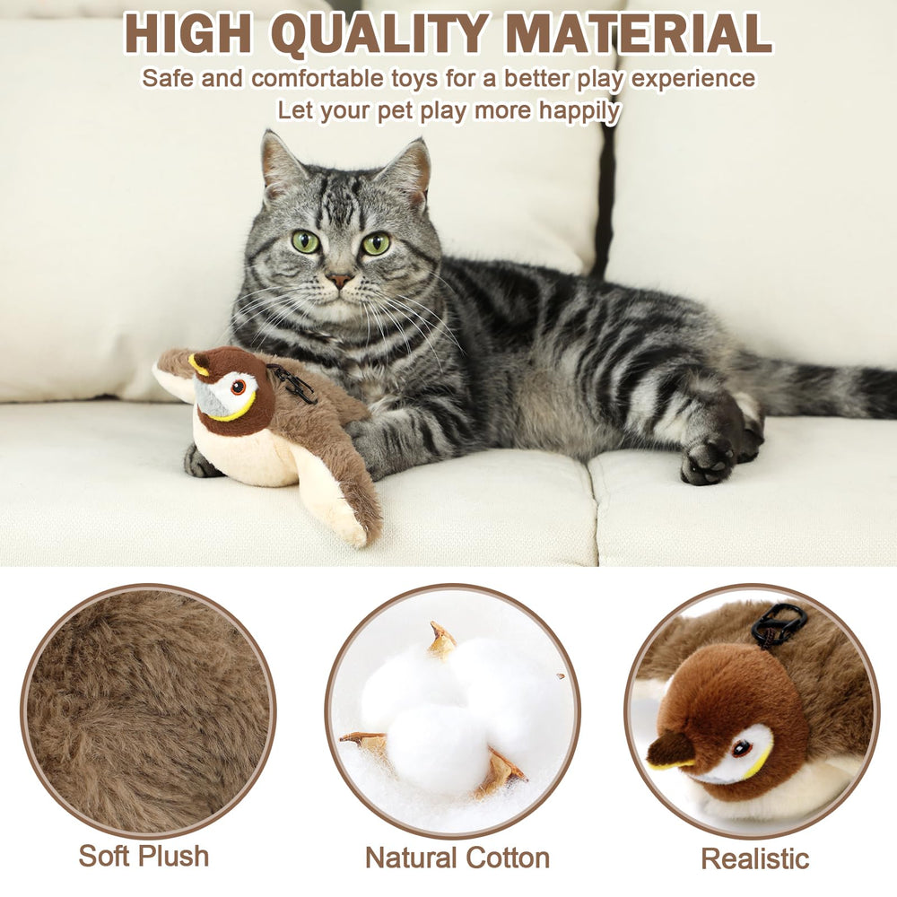 Tocirelo catnip belly pouch enhances excitement during play sessions