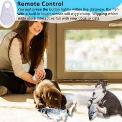 Tocirelo pez con control remoto para juego a distancia del gato