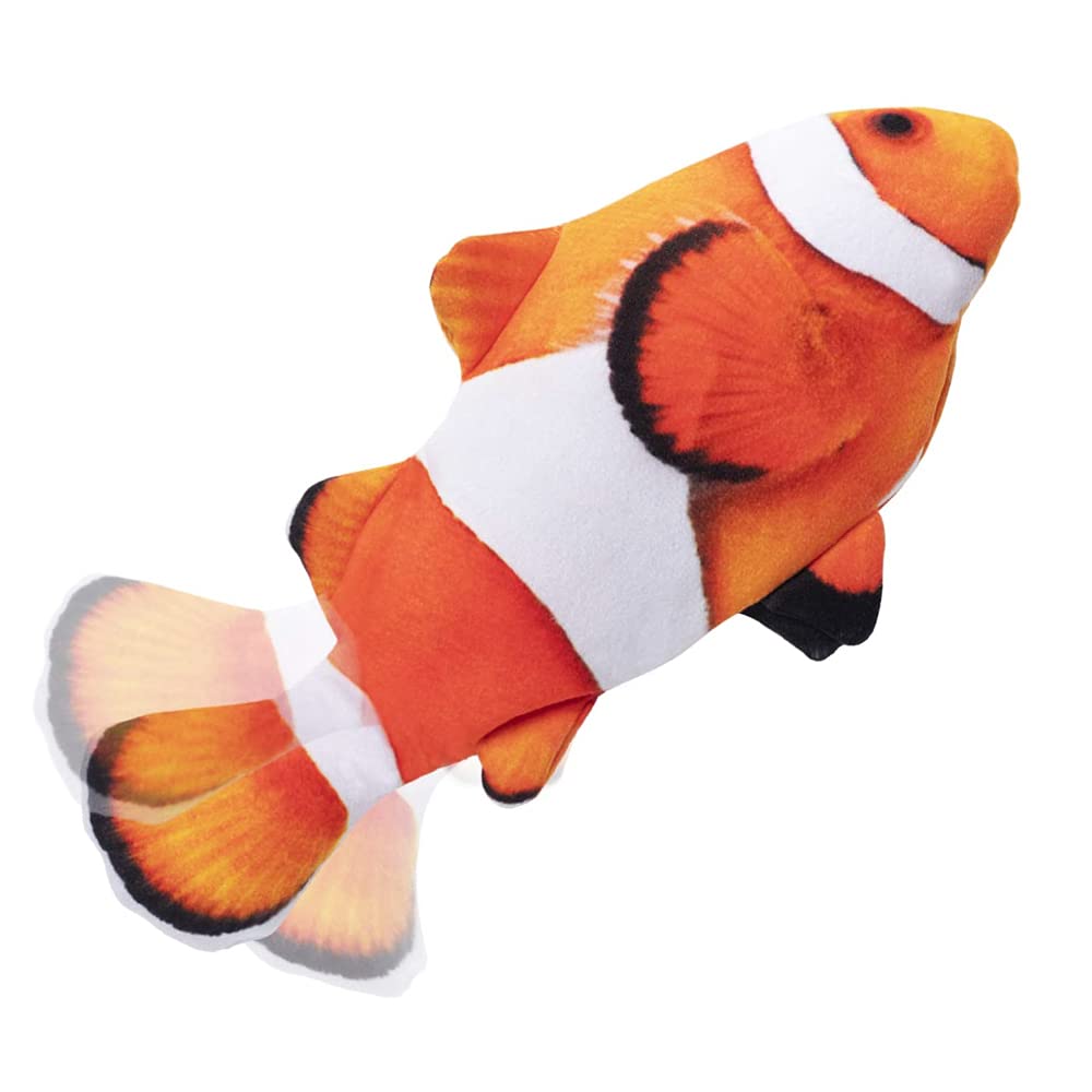 Tocirelo pez flotante interactivo para gatos, fomenta juego y ejercicio.