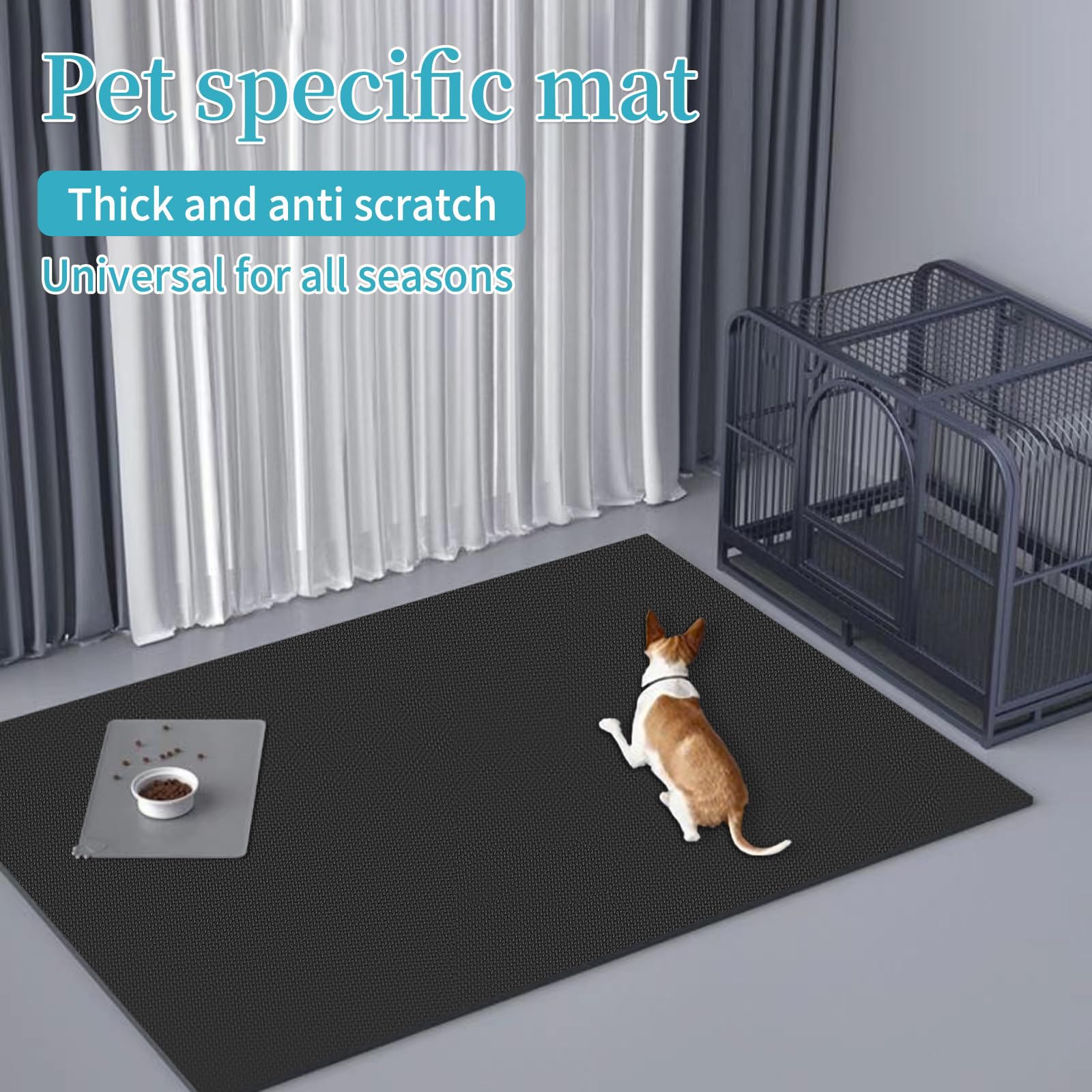 Toemue dog crate mat liner absorbent top layer captures moisture