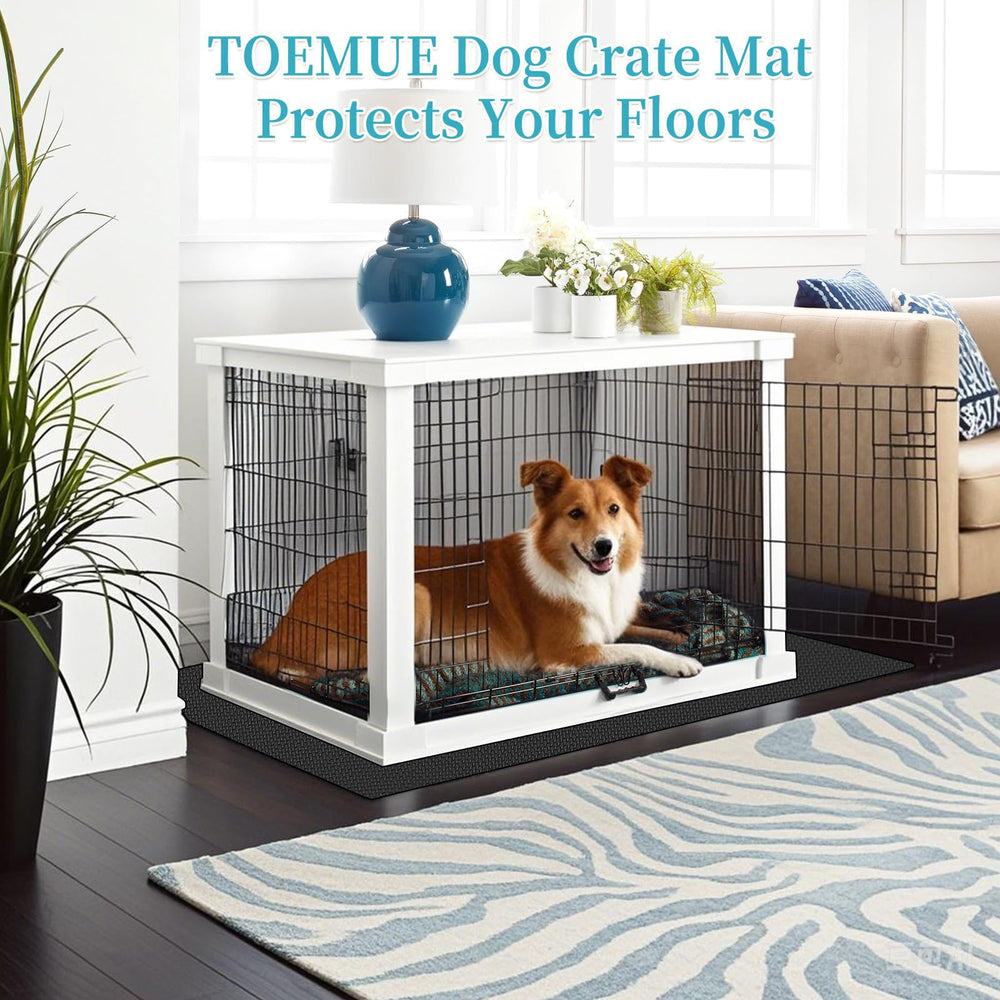 Toemue dog crate mat liner floor protector area used under crates