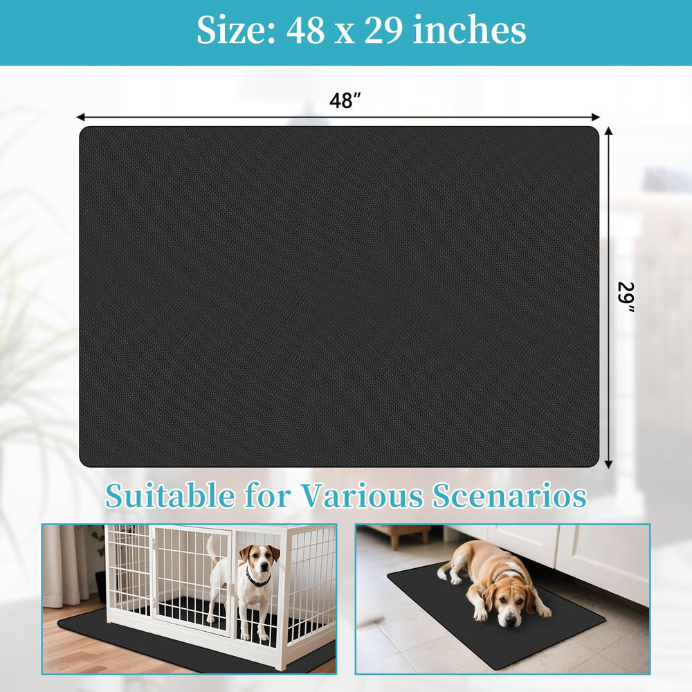 Toemue dog crate mat liner machine washable design for easy care