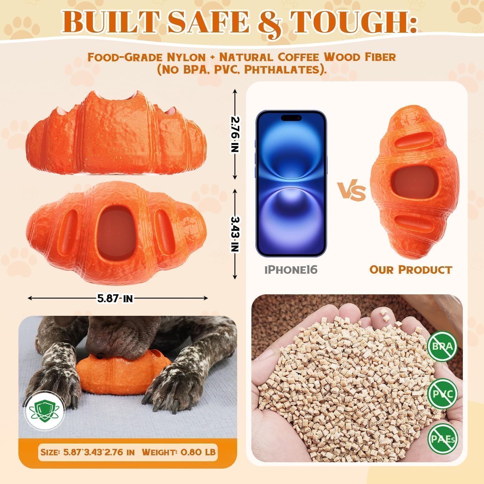TOHONGADON dog-frozen-treat-toy demonstrates frozen treats for extended licking sessions.