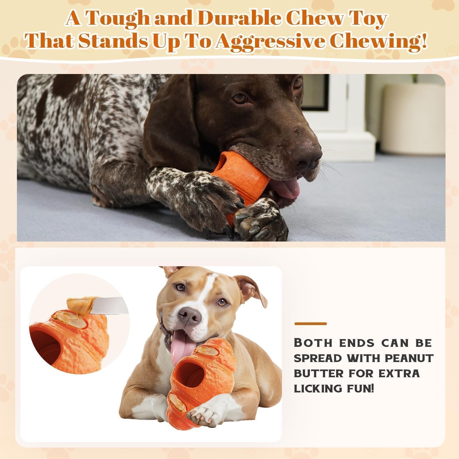 TOHONGADON indoor-outdoor-crate-toy supports versatile use at home, yard, or crate.