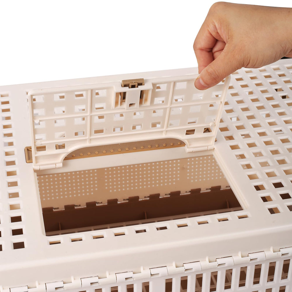TOHONGADON pigeon cage ventilated ABS plastic ensures steady airflow.