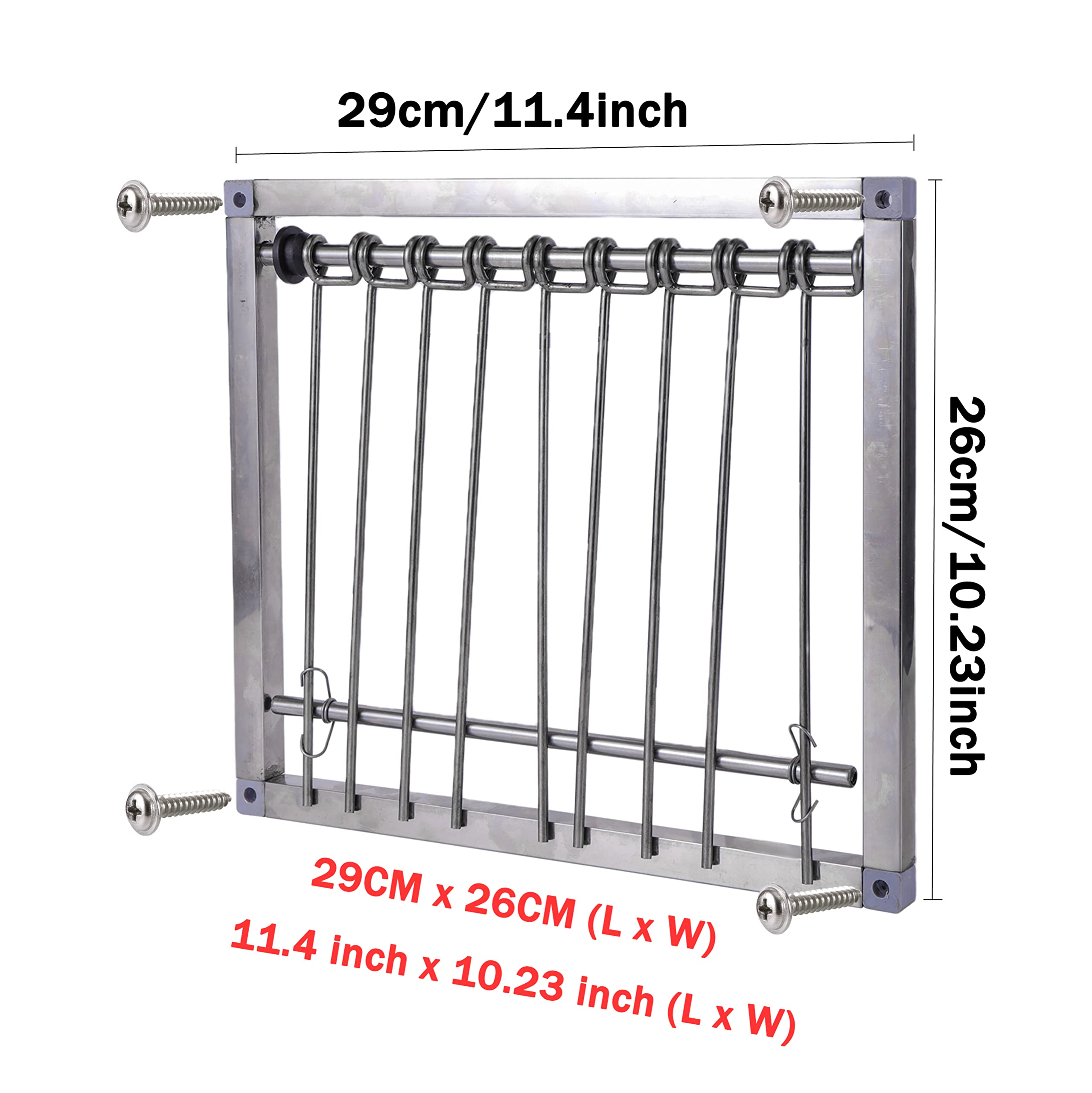 TOHONGADON pigeon-trap-door angle view shows sturdy construction and easy installation