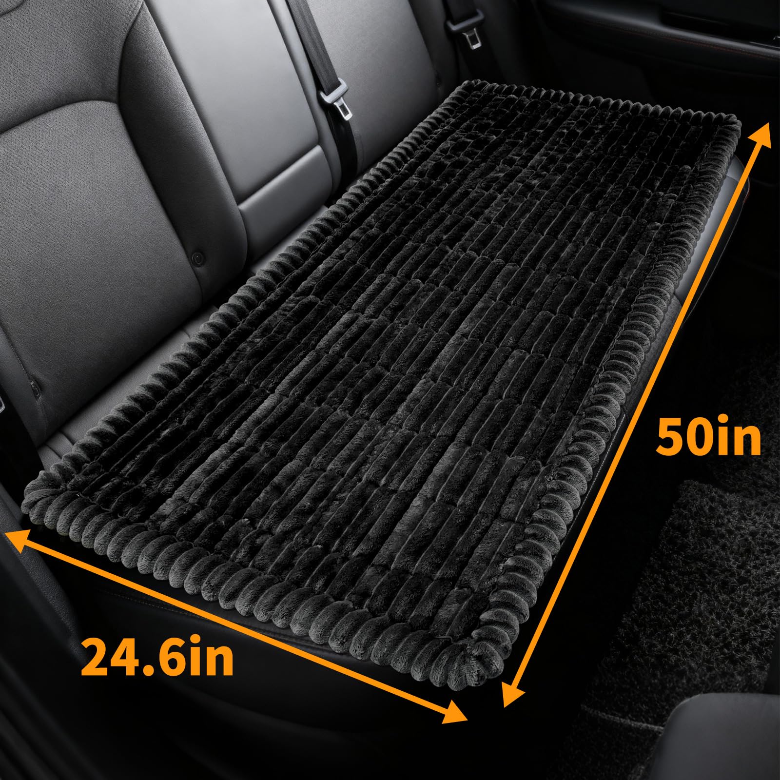 Tokameiu dog bed for car provides cushioned surface on long trips