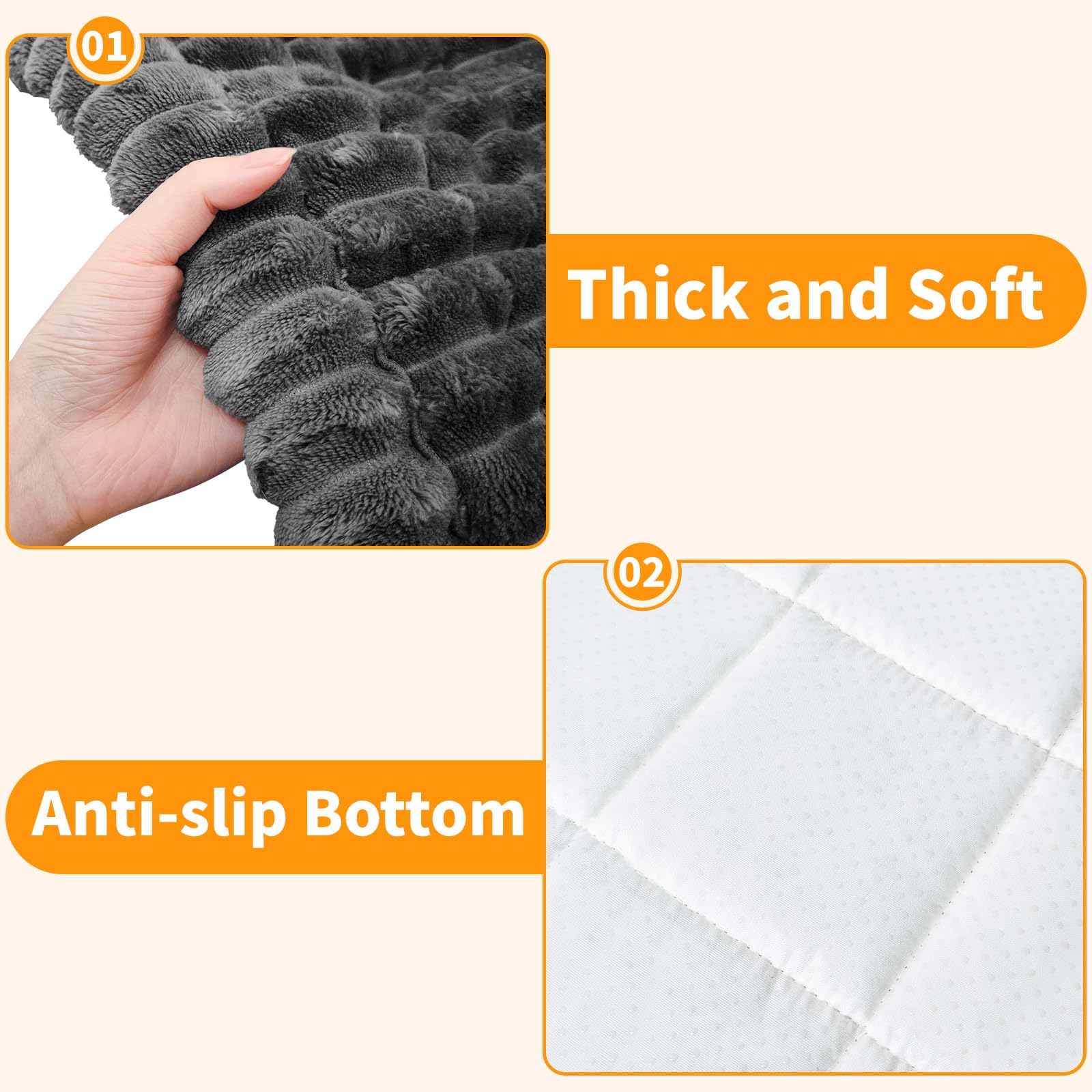 tokameiu dog-seat-cover-easy-clean-gray machine washable and durable