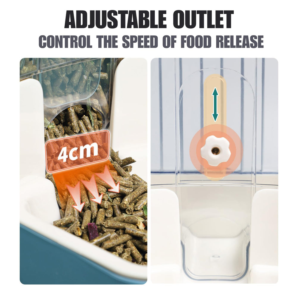 Tokayife dispenser large capacity with detachable box for easy multi-day feeding.