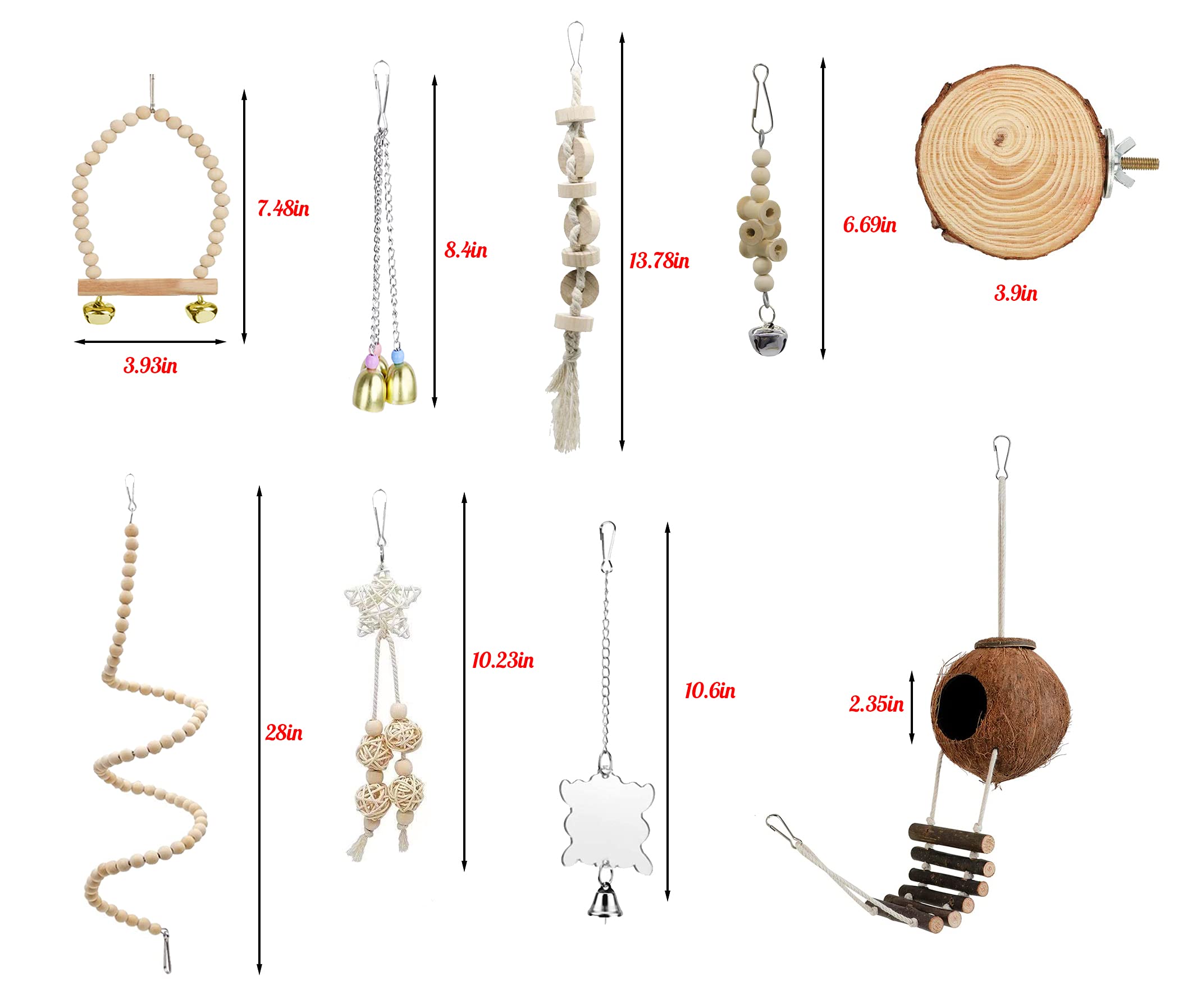Tolmiow bite-resistant natural wooden toys promote chewing and exploration.