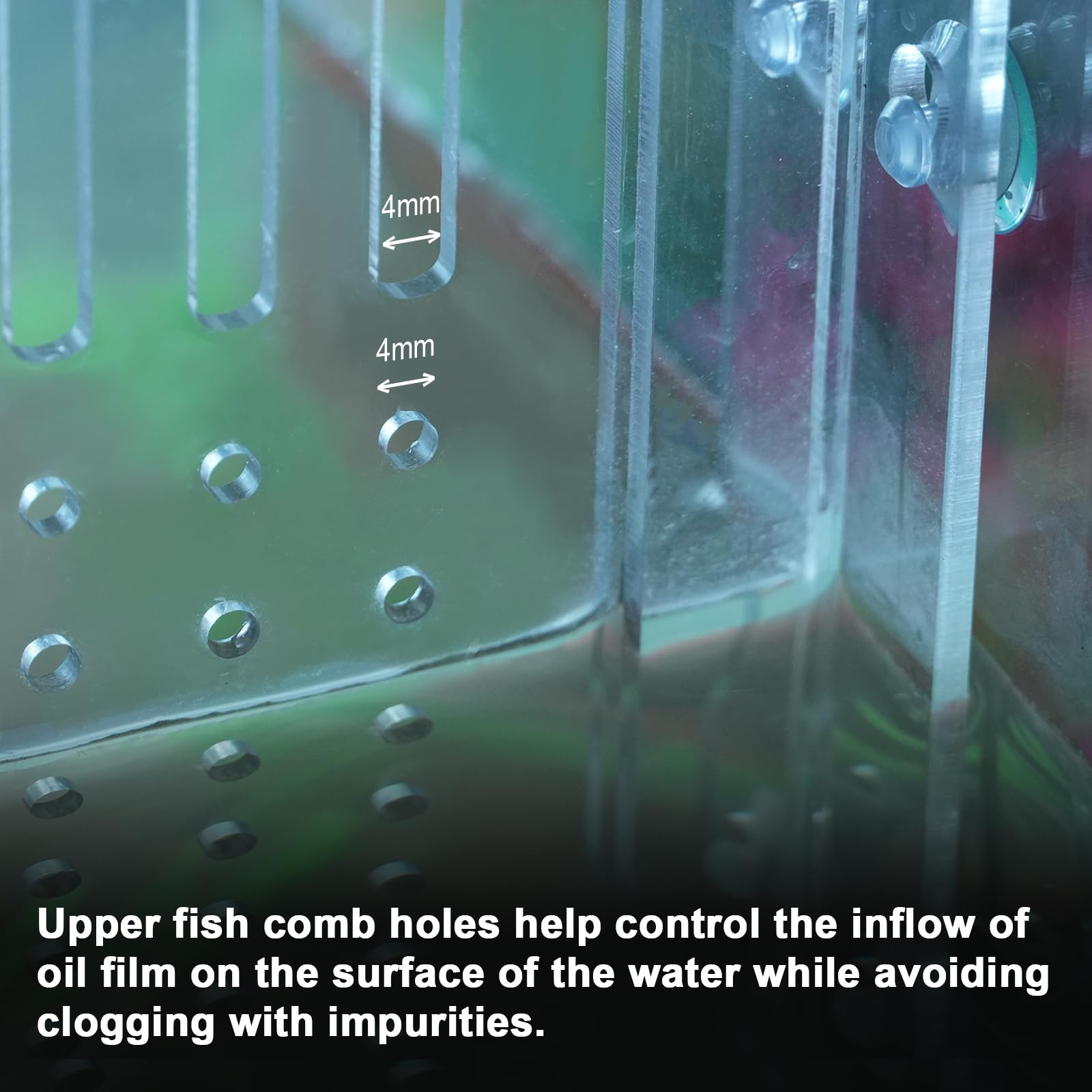 Tolstou divider installation with side brackets and suction cups securely placed