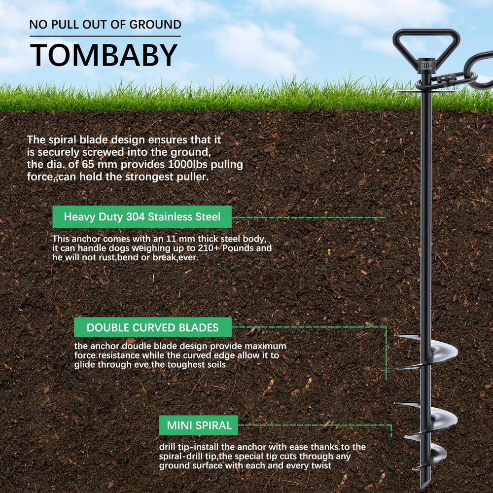TOMBABY anti-tangle design keeps the cable neat during outdoor use.