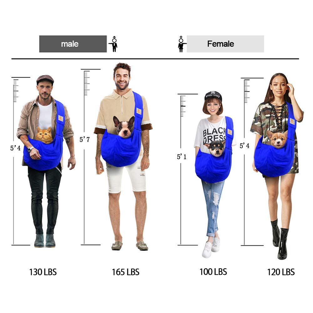 Tomkas sling in royal blue doubles as a convenient bag for outings and travel.