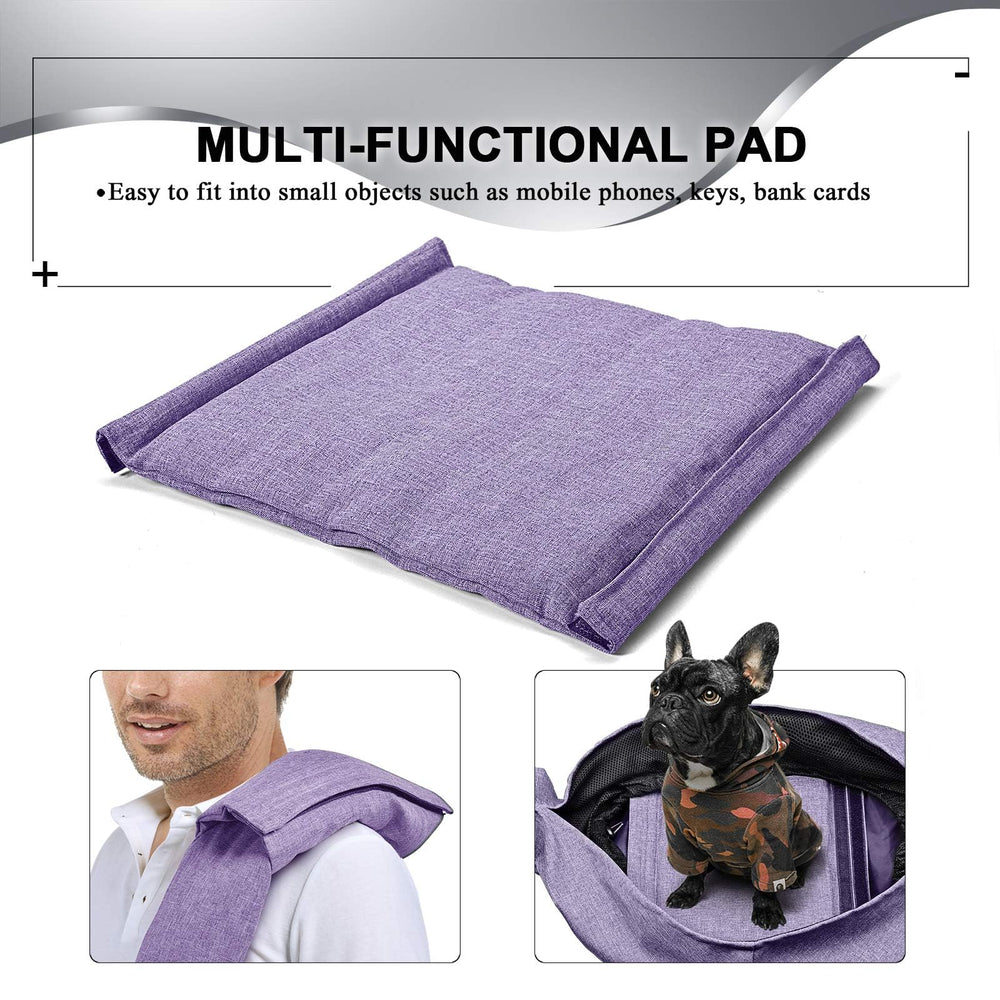 Tomkas multi-use pad shown as shoulder pad or inner cushion