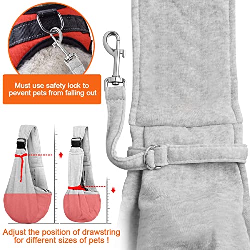 Tomkas small dog sling grey durable material supports daily use.