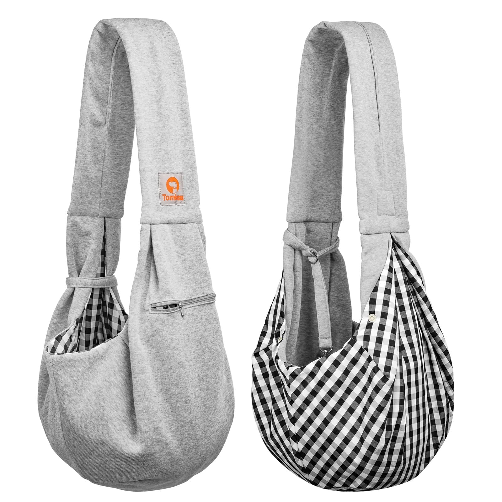 TOMKAS grey fabric close-up highlights soft durable material