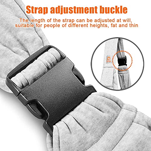Tomkas small dog sling grey puppy carrier for 3-10 lbs pets—portable companionship.