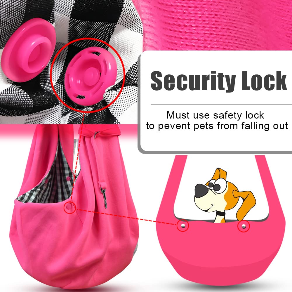Tomkas small dog sling large opening enables simple pet loading and comfort.