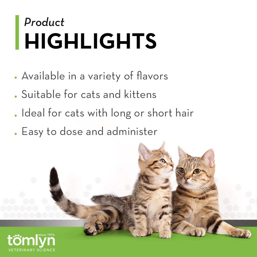 Tomlyn Laxatone gel on a cat's nose demonstrates easy administration and licking.