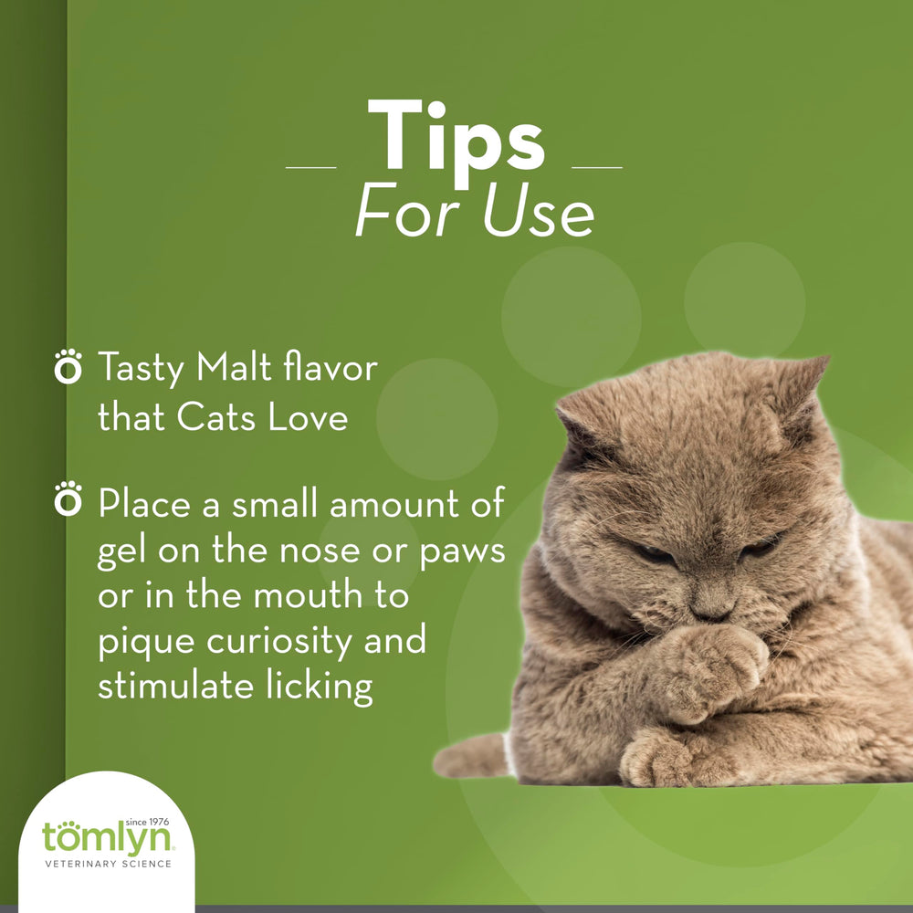Tomlyn Nutri-Cal cat serving-ready image hints flexible use with food or direct dosing.