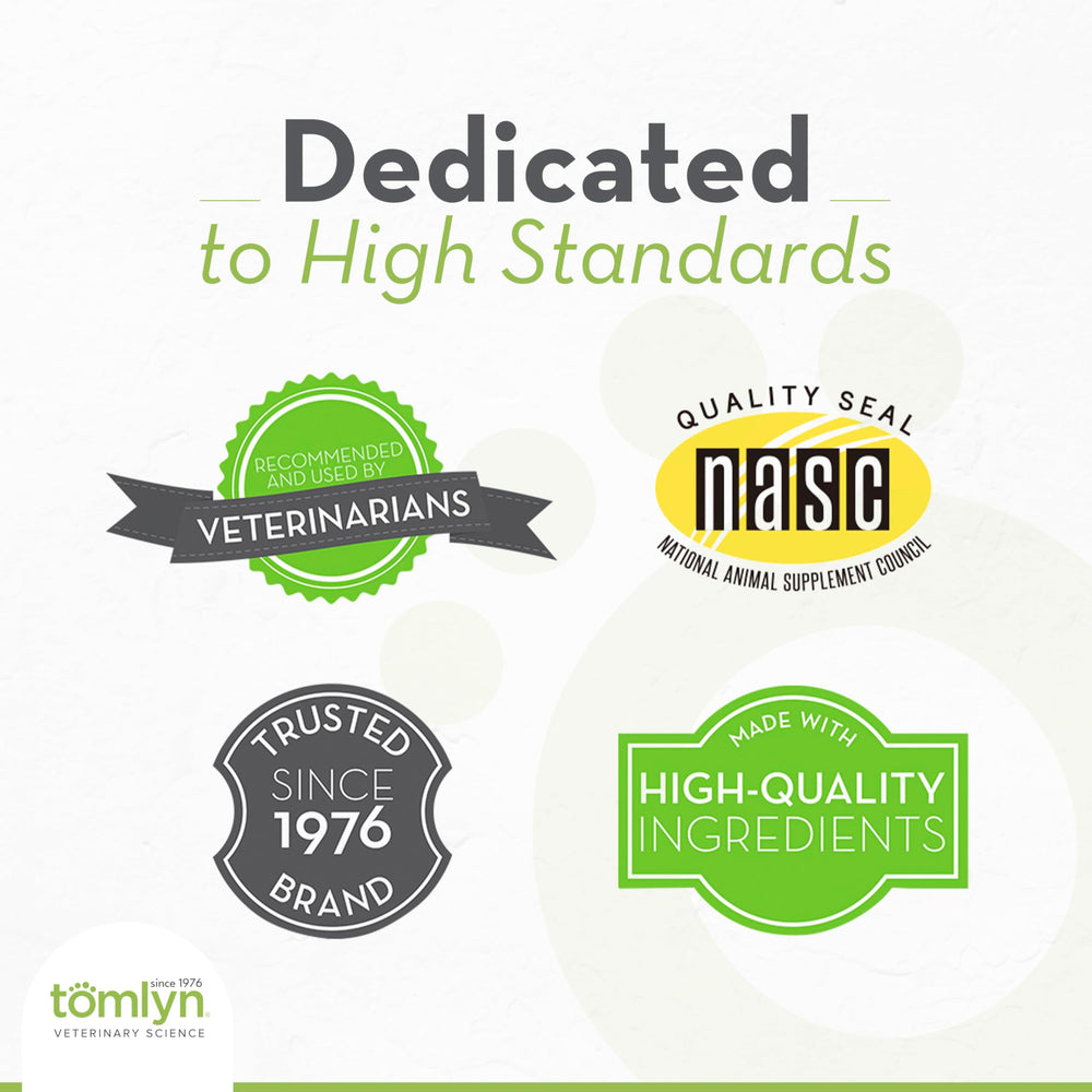 Tomlyn Nutri-Cal cat vet recommendation label reinforcing trust.