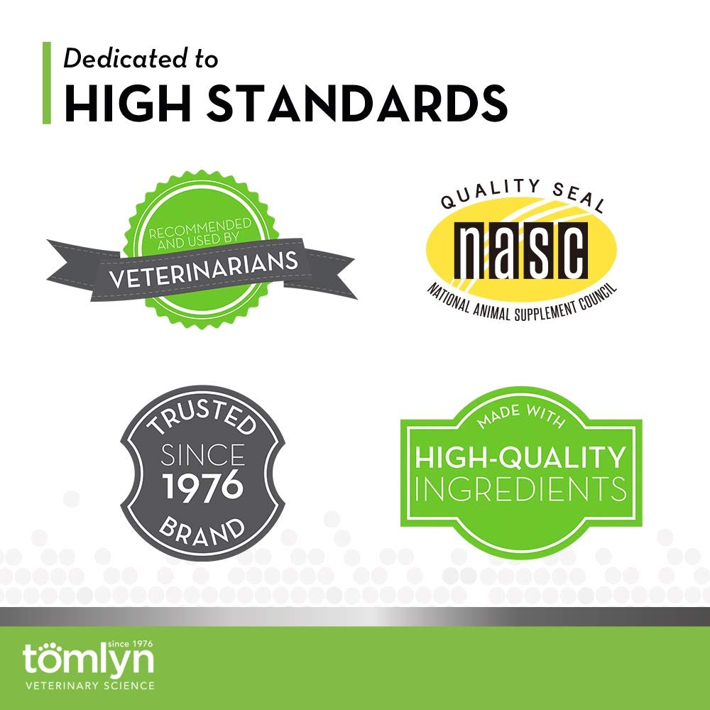 Tomlyn Nutri-Stat veterinarian-recommended badge for trust