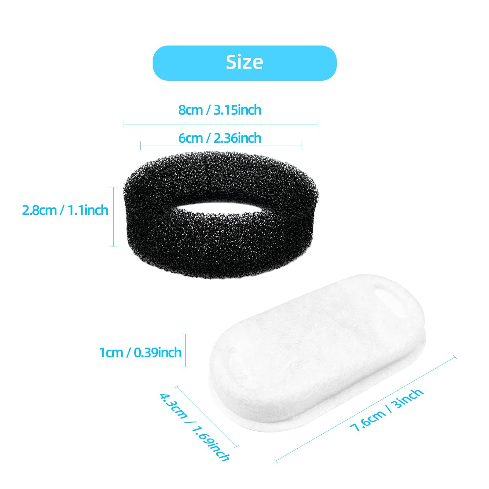 Tomxcute cat fountain water-flow demo shows smooth circulation for fresh water.