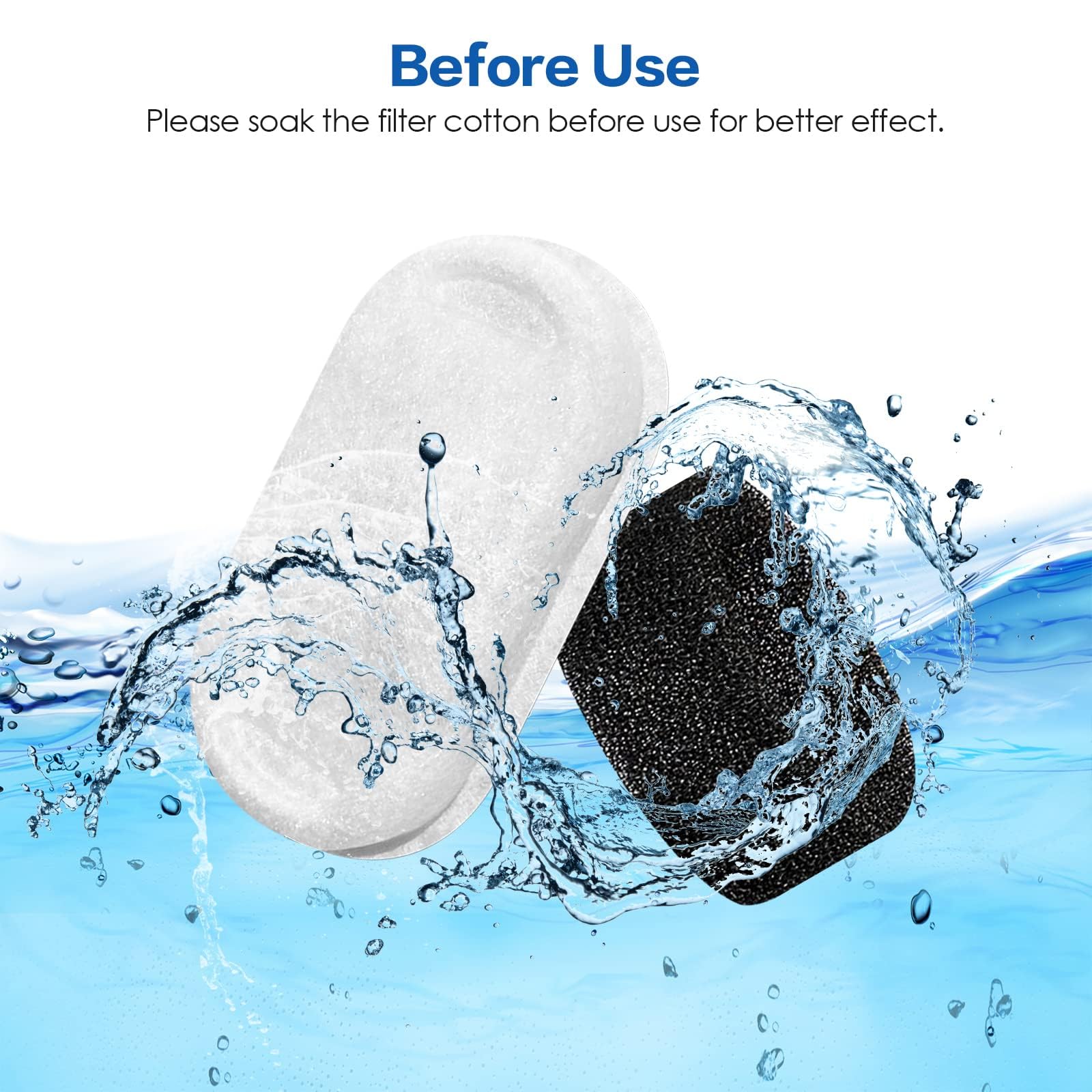 Tomxcute filter compatibility BE-0004 PET-0004 PET-0007 ensures easy replacement for compatible fountains.