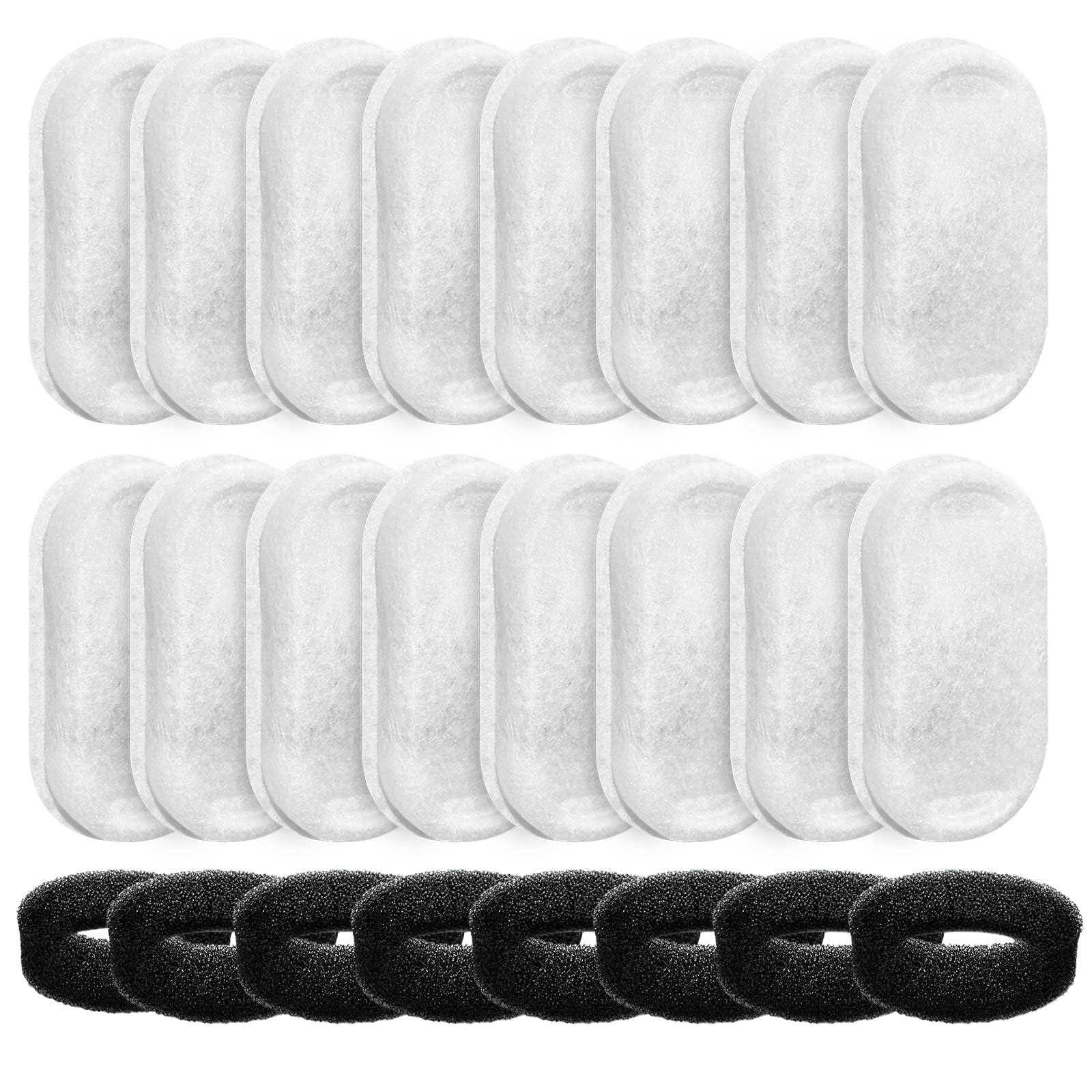 Tomxcute packaging breakdown contents shows 16 plus 8 pack filters for extended usage.