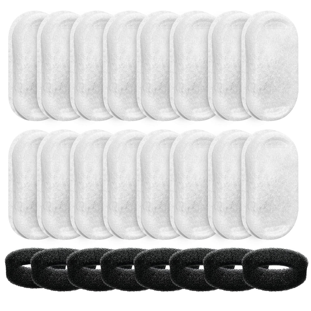 Tomxcute packaging breakdown contents shows 16 plus 8 pack filters for extended usage.