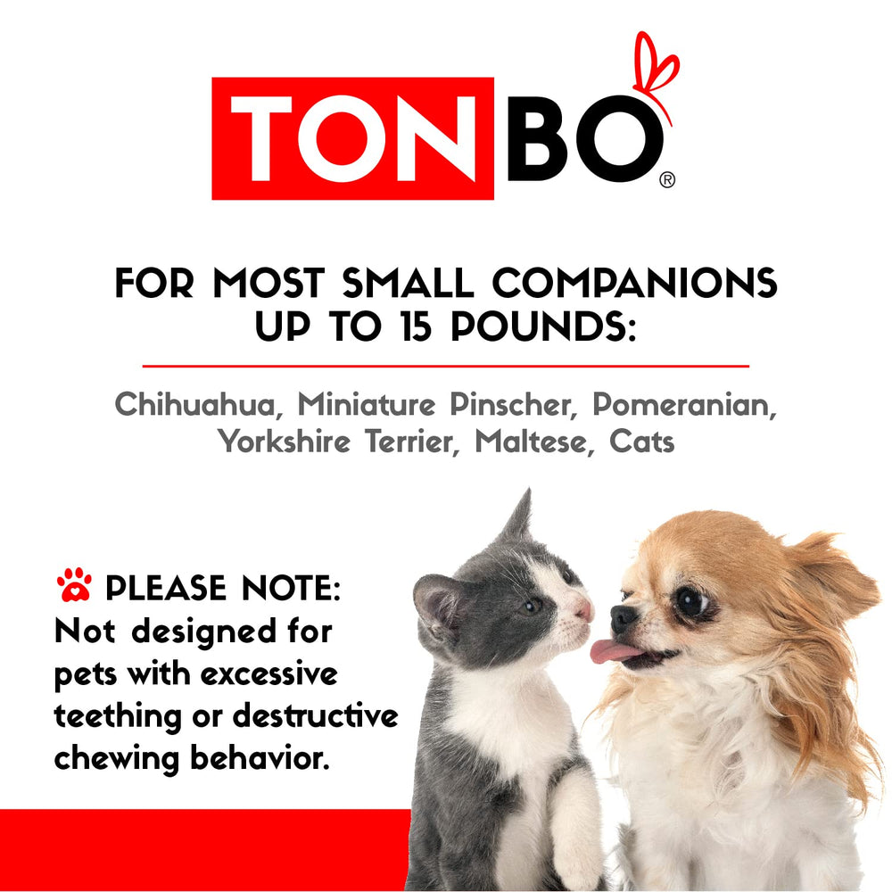 TONBO soft plush bed on a pet enjoying playtime and comfort