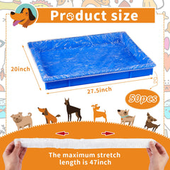 Tondiamo elastic-edge cage liners fit snugly on tray for secure coverage