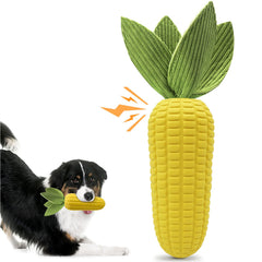Tonep squeaky dog toy close-up with milk flavor attracts chewing and play