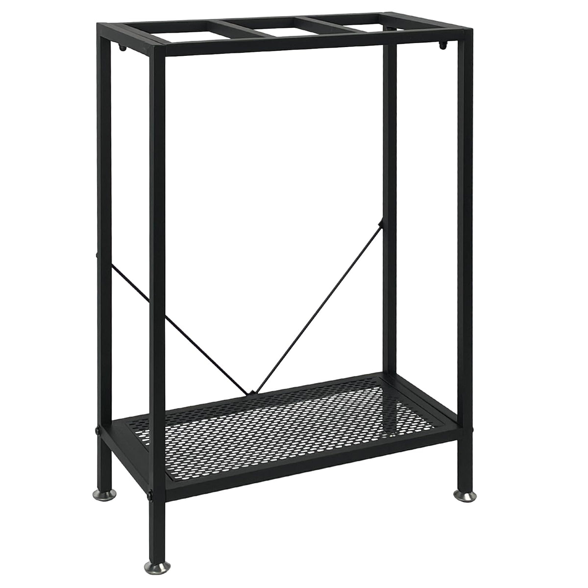 TONGMO fish tank stand front view for stable 10-gallon display.