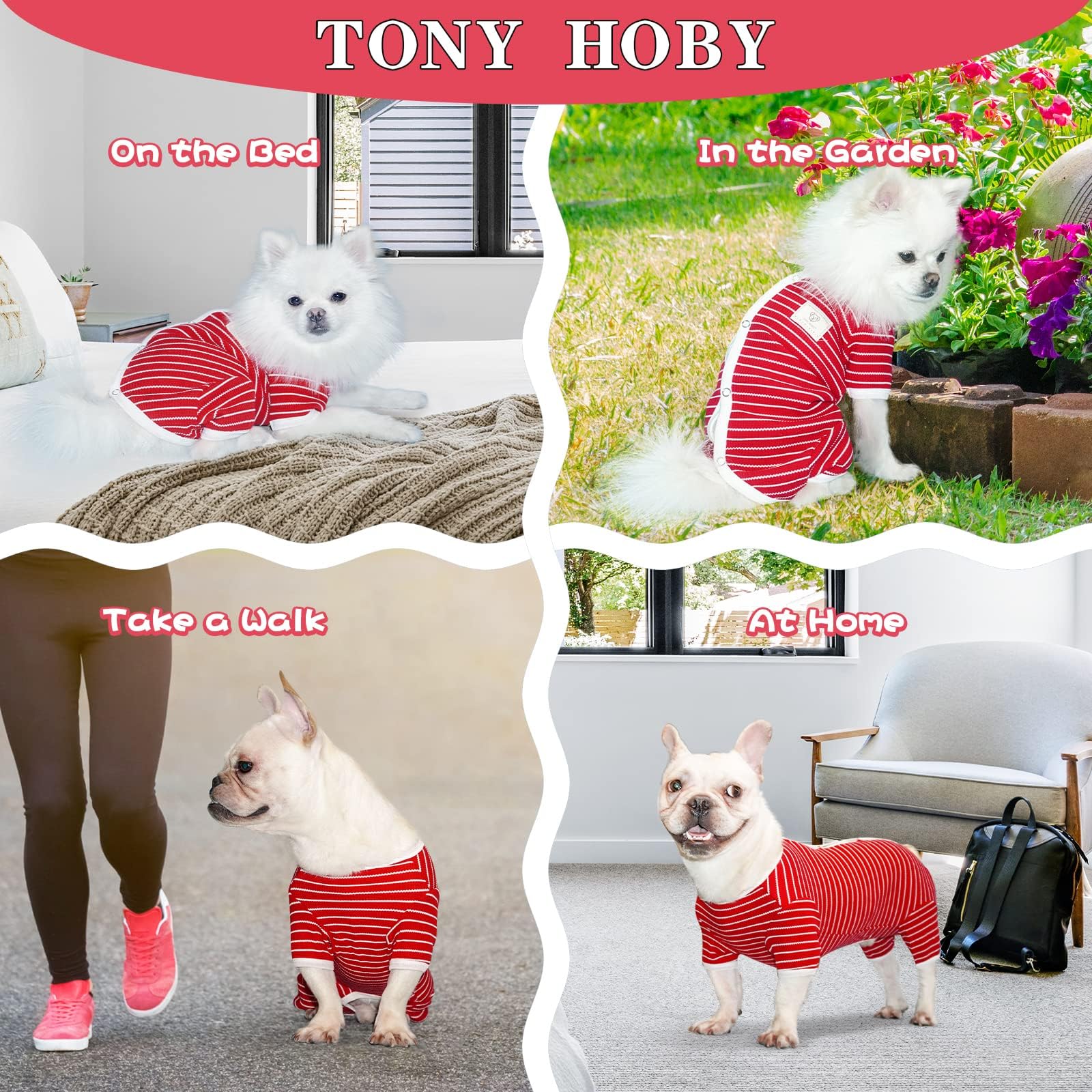 TONY HOBY elastic waist supports flexible, comfortable wear.